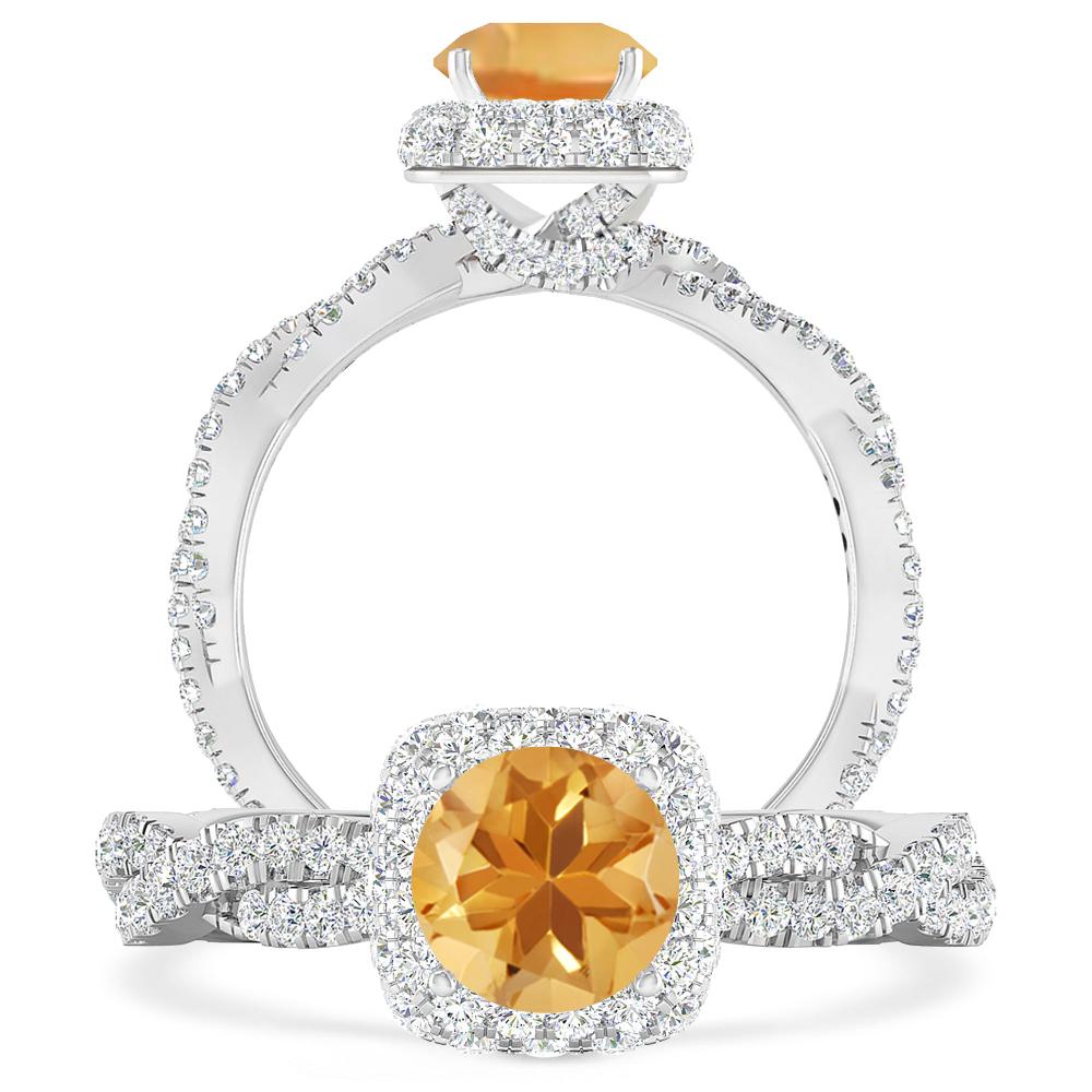 White Gold - Citrine