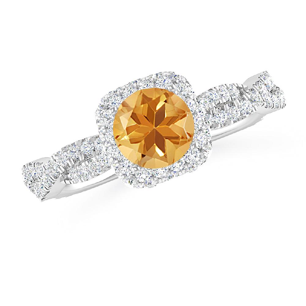 White Gold - Citrine