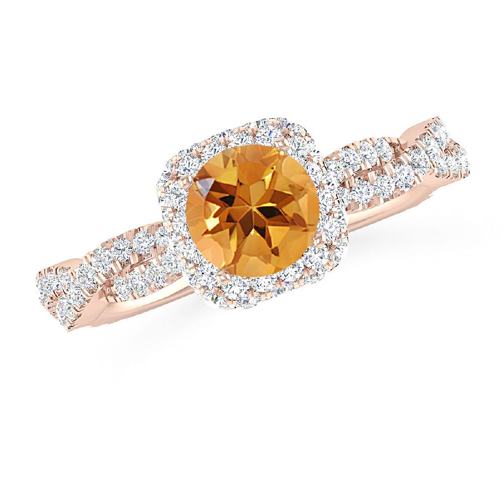 Rose Gold - Citrine