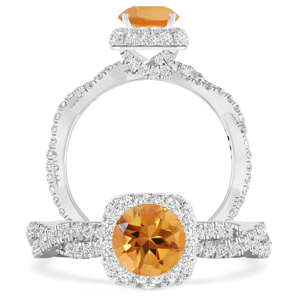 White Gold - Citrine