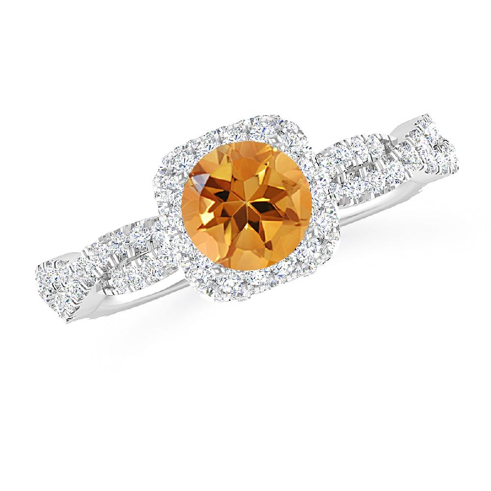 White Gold - Citrine