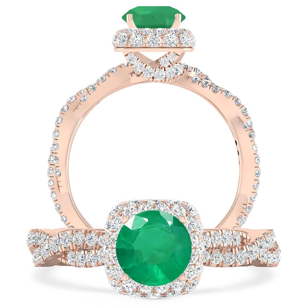 Rose Gold - Emerald