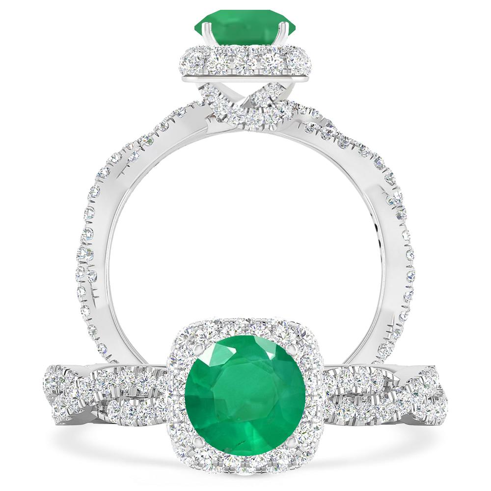 White Gold - Emerald