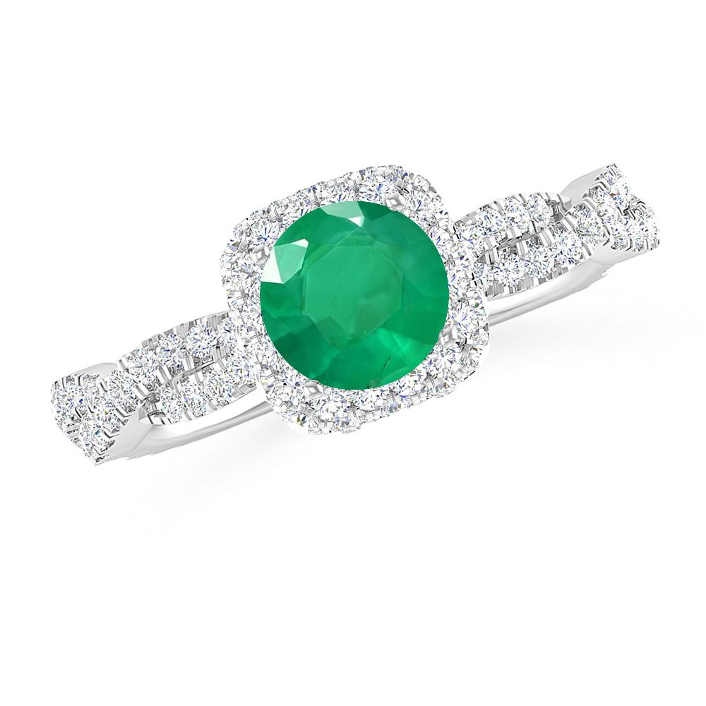 White Gold - Emerald