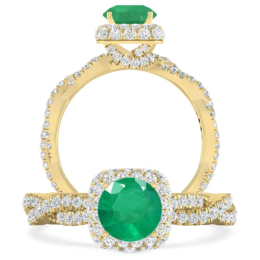 Yellow Gold - Emerald