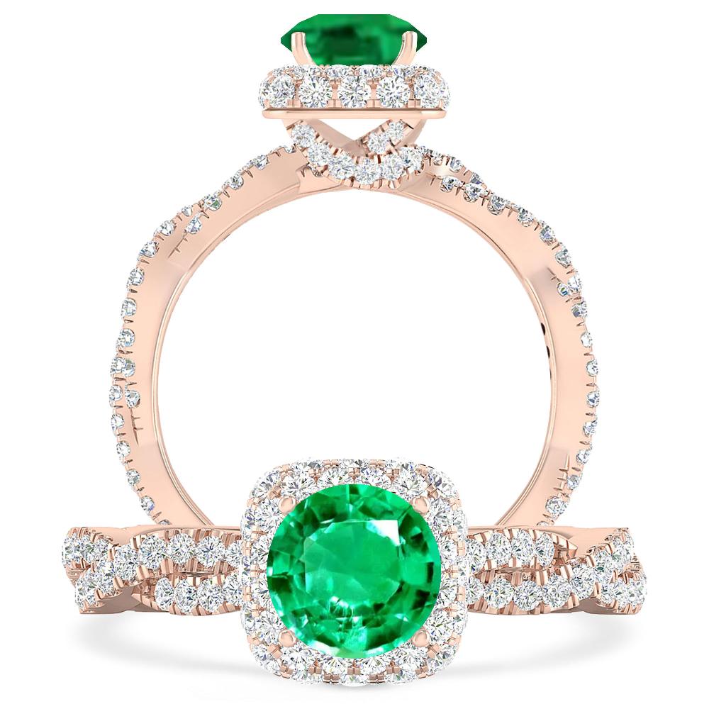 Rose Gold - Emerald