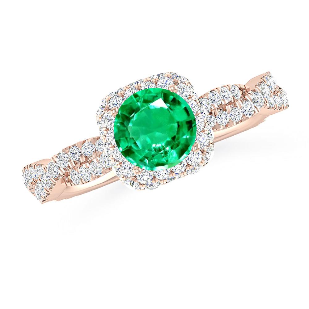 Rose Gold - Emerald