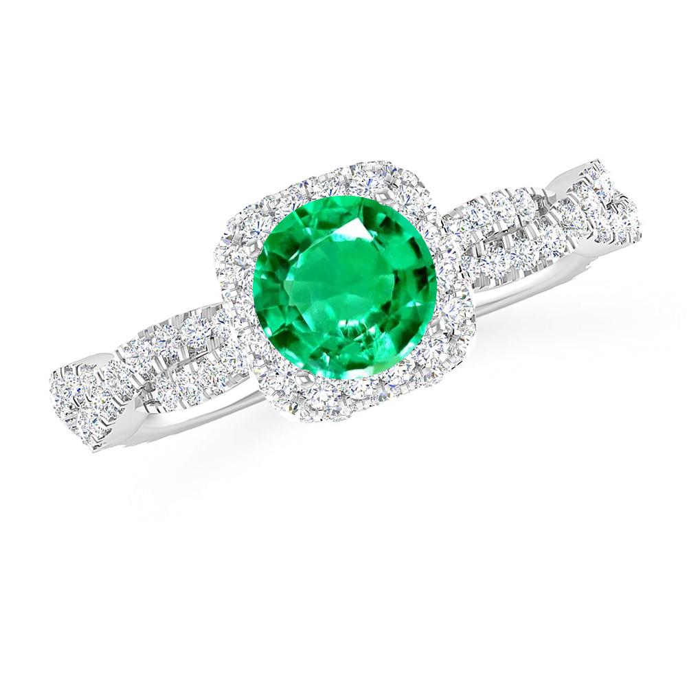 White Gold - Emerald