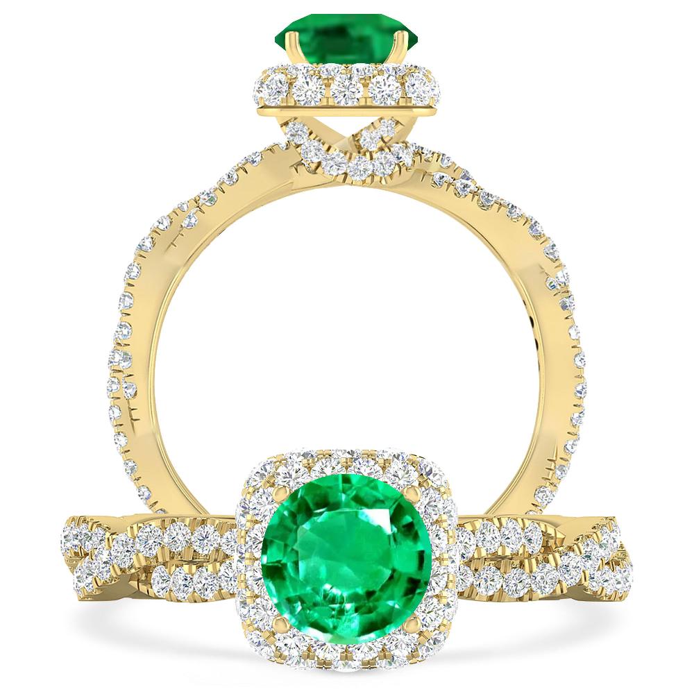 Yellow Gold - Emerald