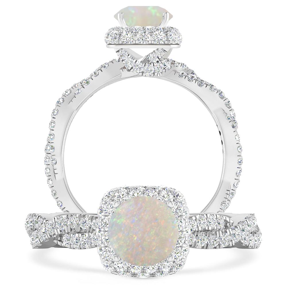 White Gold - Opal