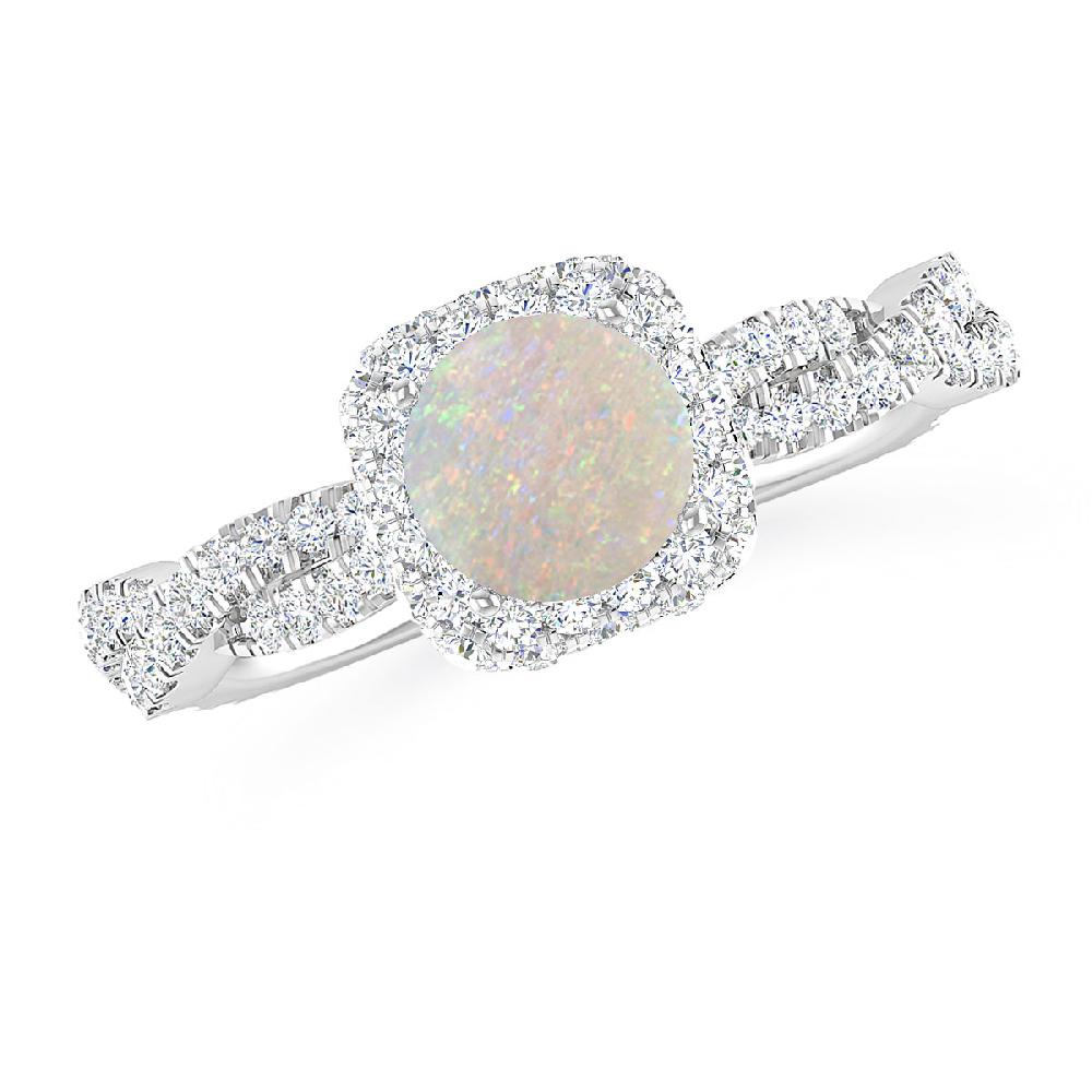 White Gold - Opal