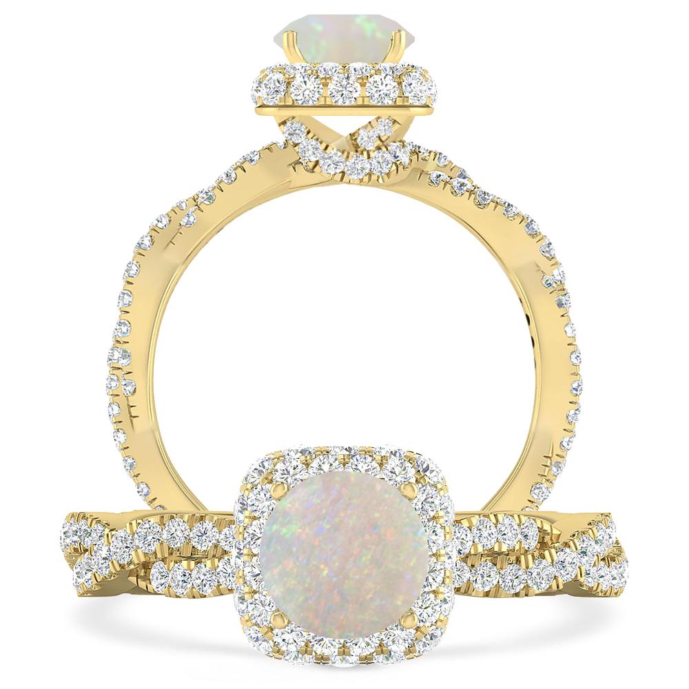 Yellow Gold - Opal