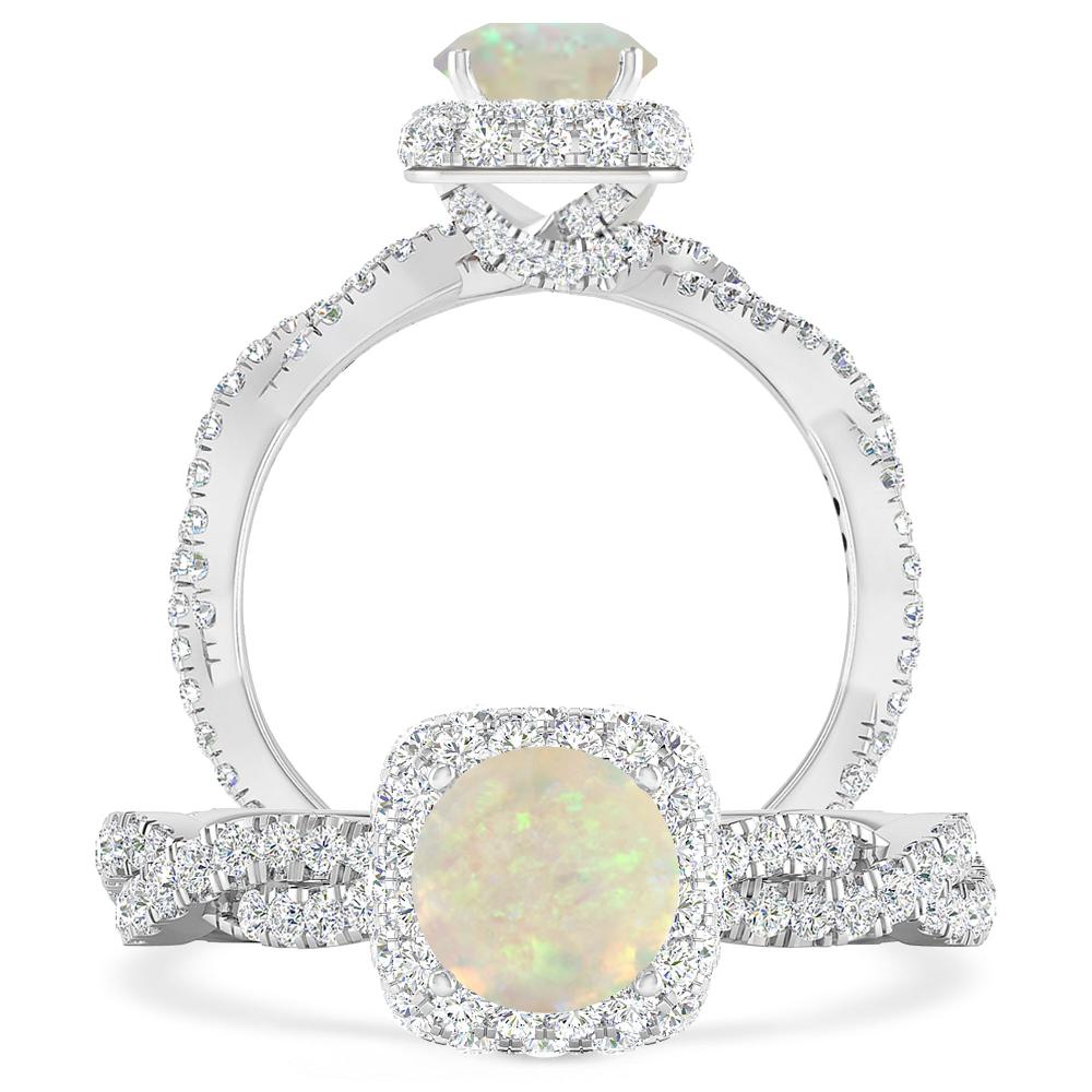 White Gold - Opal