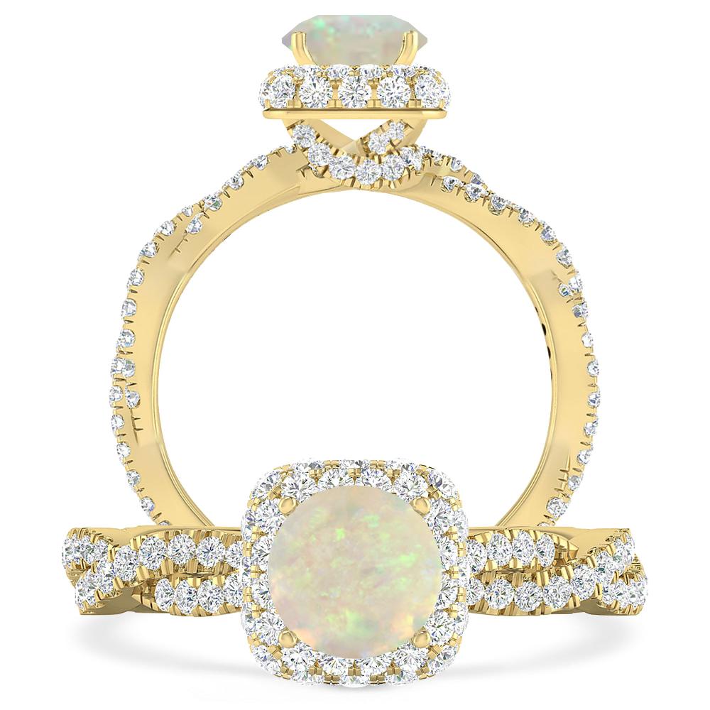 Yellow Gold - Opal