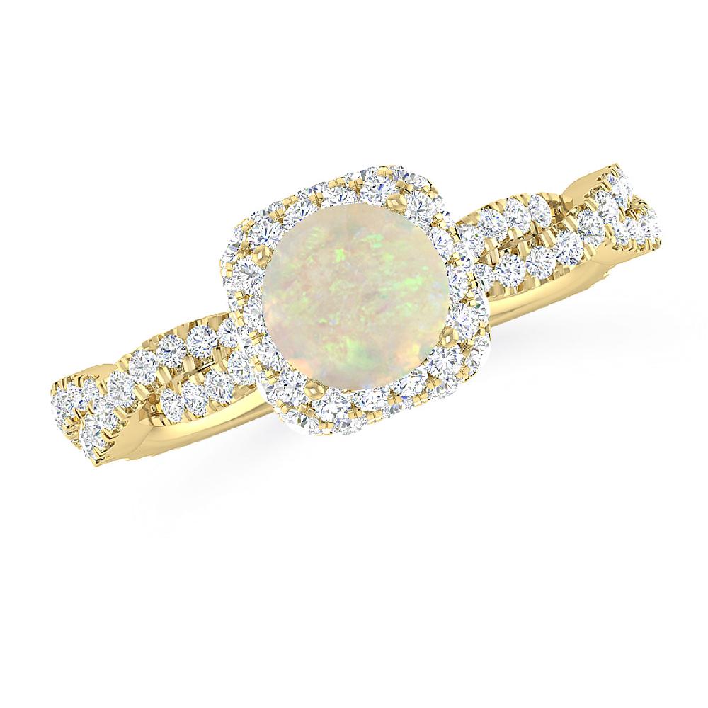 Yellow Gold - Opal