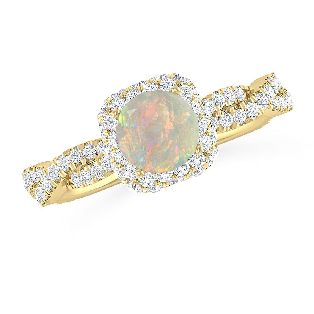 Yellow Gold - Opal