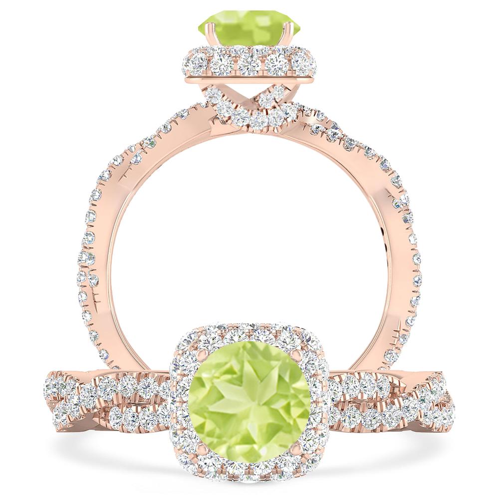 Rose Gold - Peridot