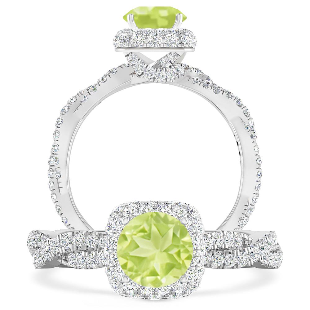 White Gold - Peridot