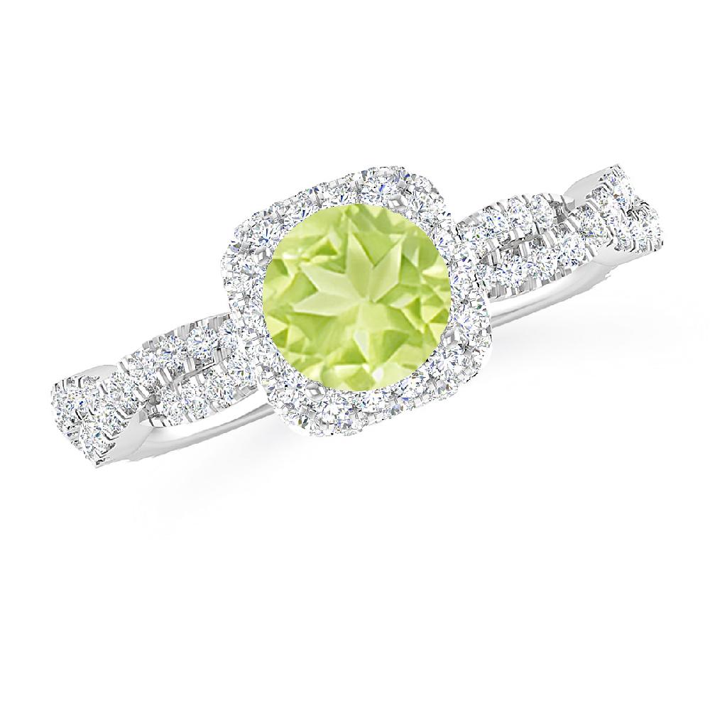 White Gold - Peridot