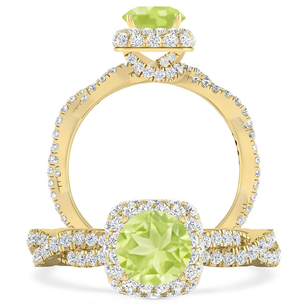 Yellow Gold - Peridot