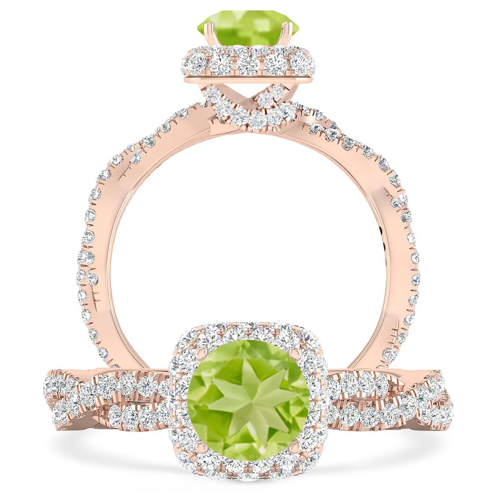 Rose Gold - Peridot