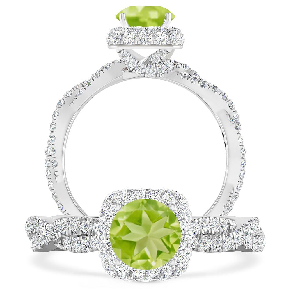 White Gold - Peridot