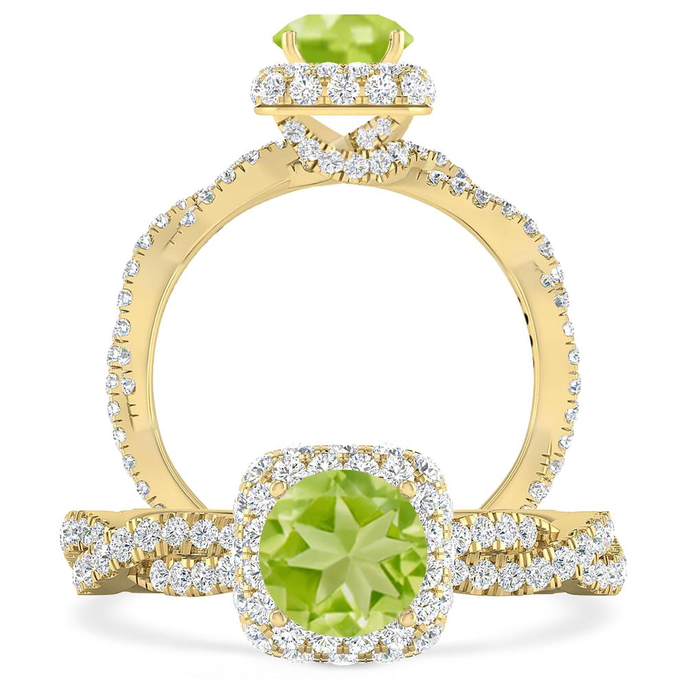 Yellow Gold - Peridot