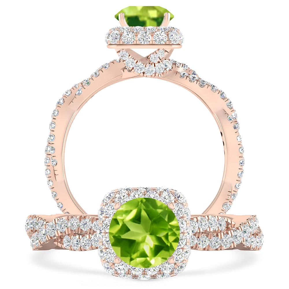Rose Gold - Peridot