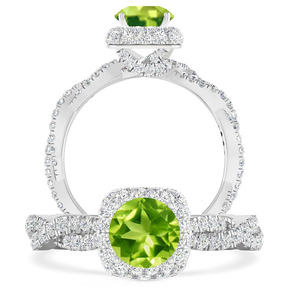 White Gold - Peridot