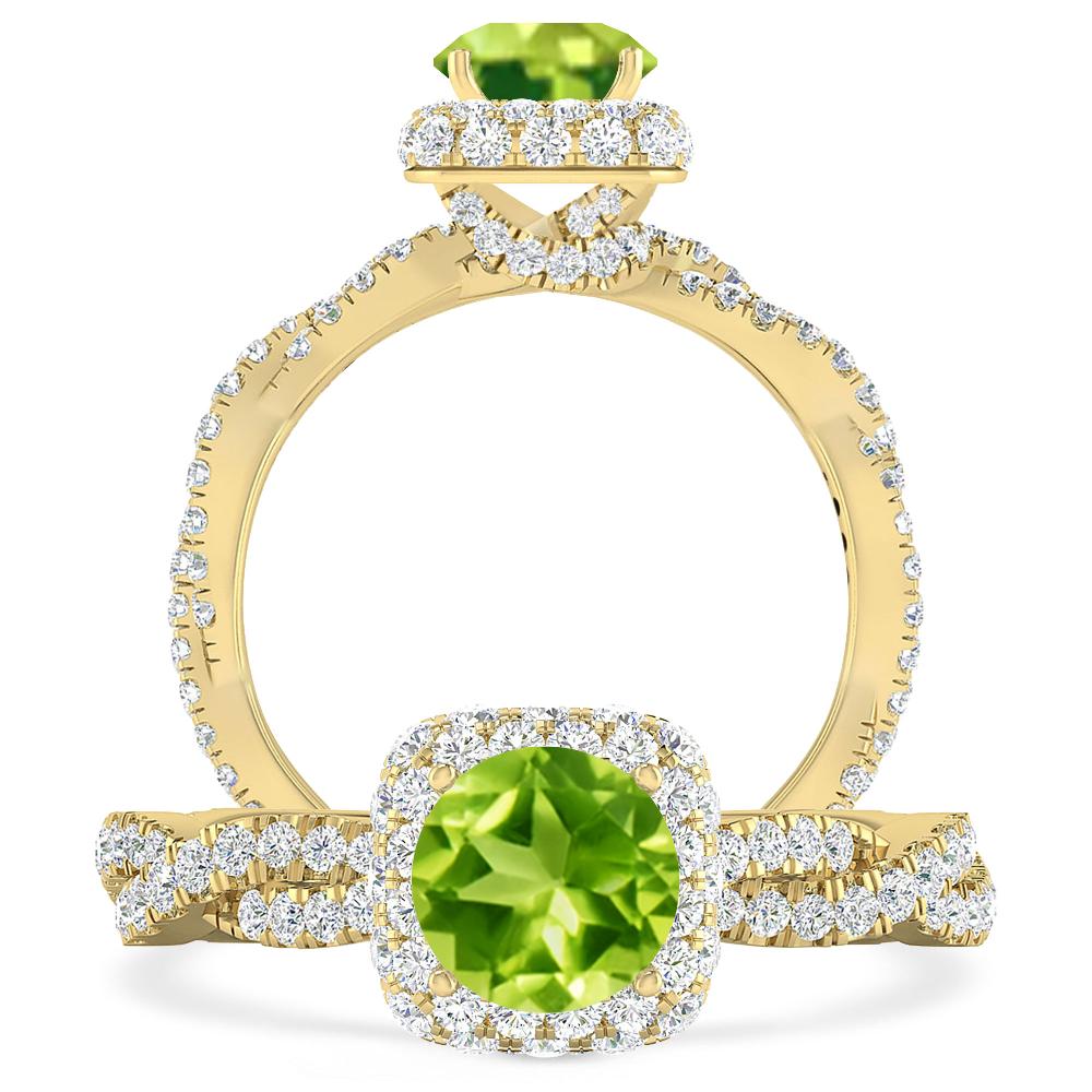 Yellow Gold - Peridot