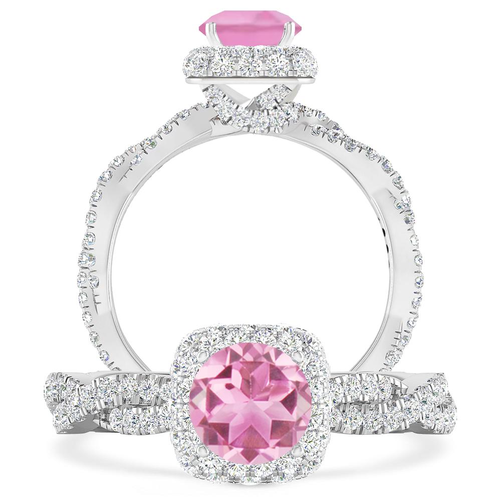 White Gold - Pink Tourmaline