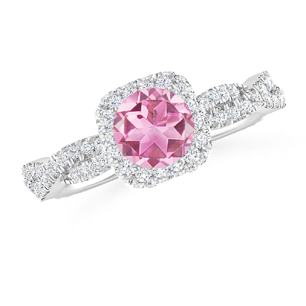 White Gold - Pink Tourmaline