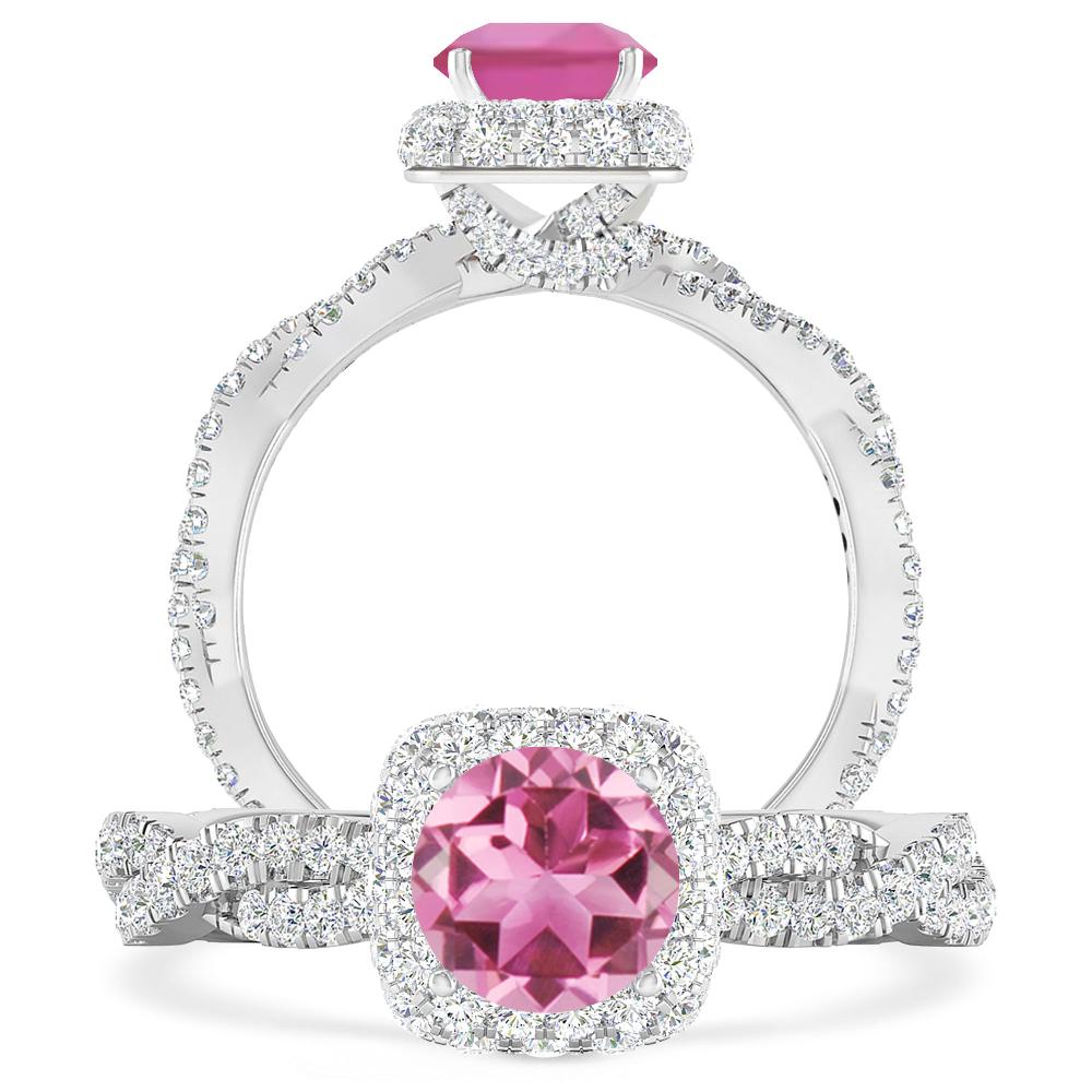 White Gold - Pink Tourmaline