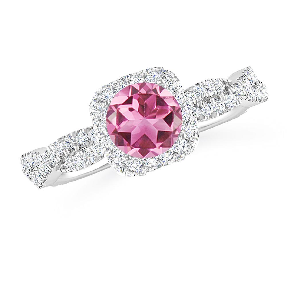 White Gold - Pink Tourmaline