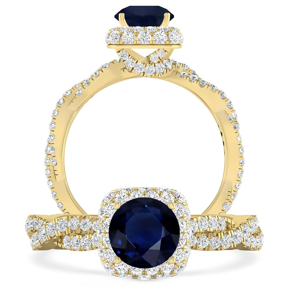 Yellow Gold - Sapphire