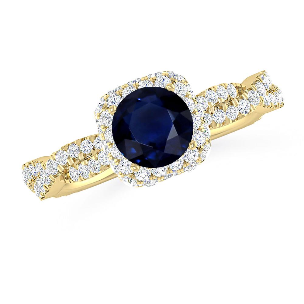 Yellow Gold - Sapphire