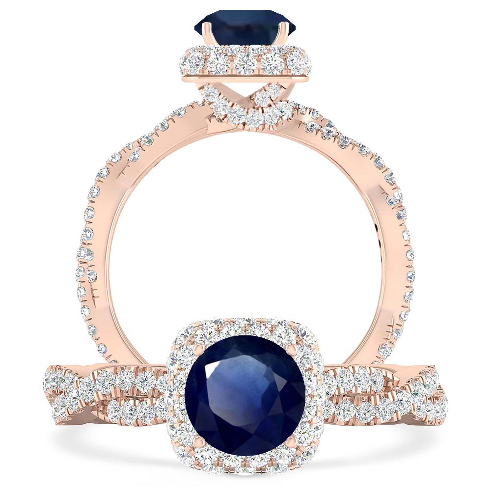 Rose Gold - Sapphire