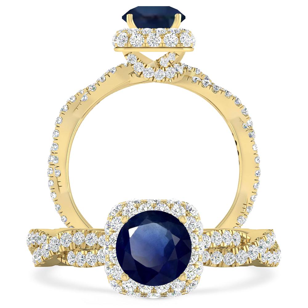 Yellow Gold - Sapphire