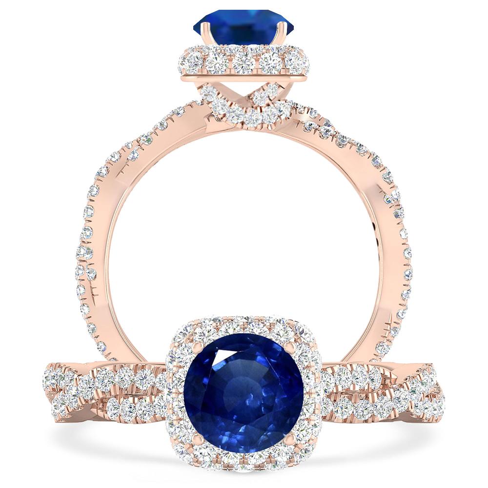 Rose Gold - Sapphire