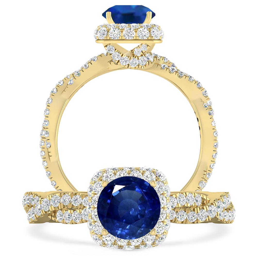 Yellow Gold - Sapphire