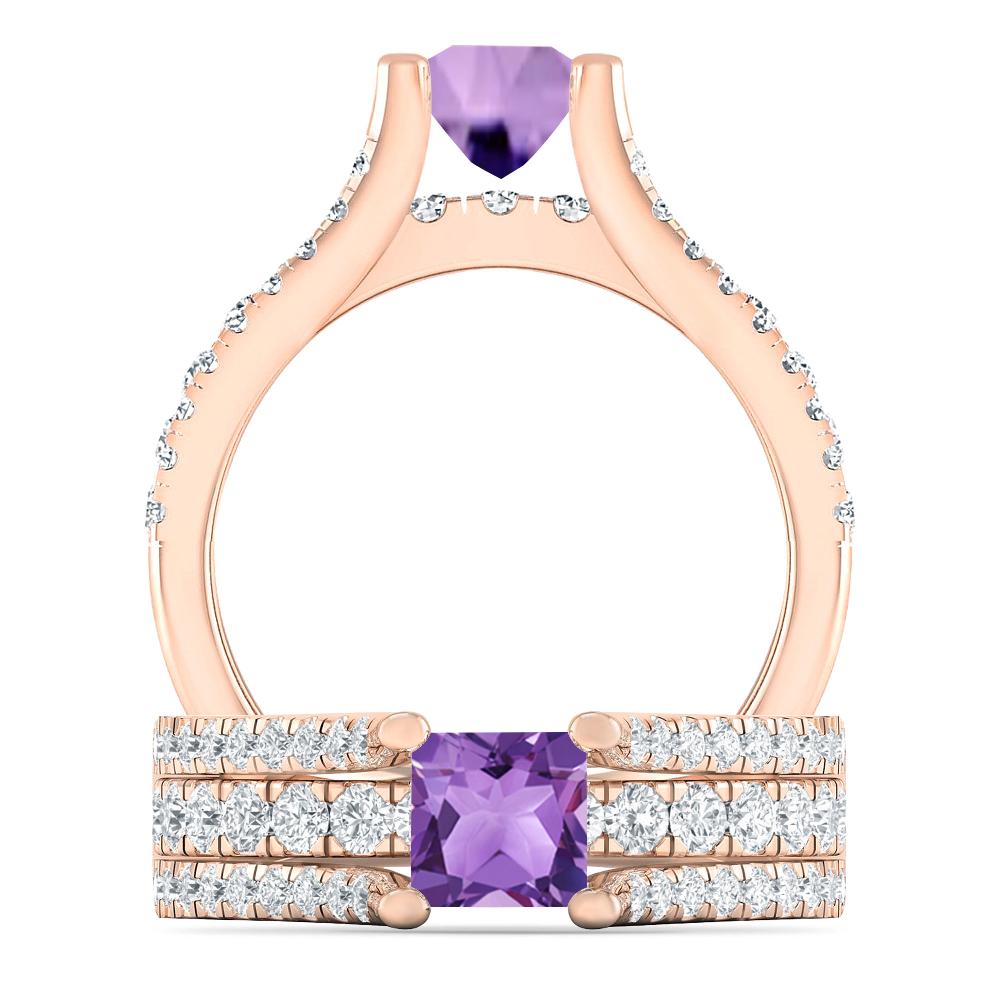 Rose Gold - Amethyst