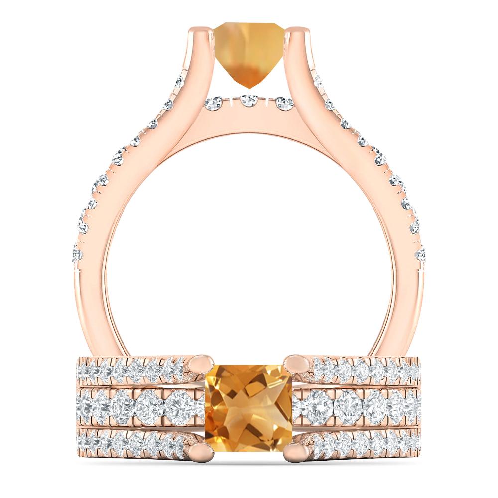 Rose Gold - Citrine