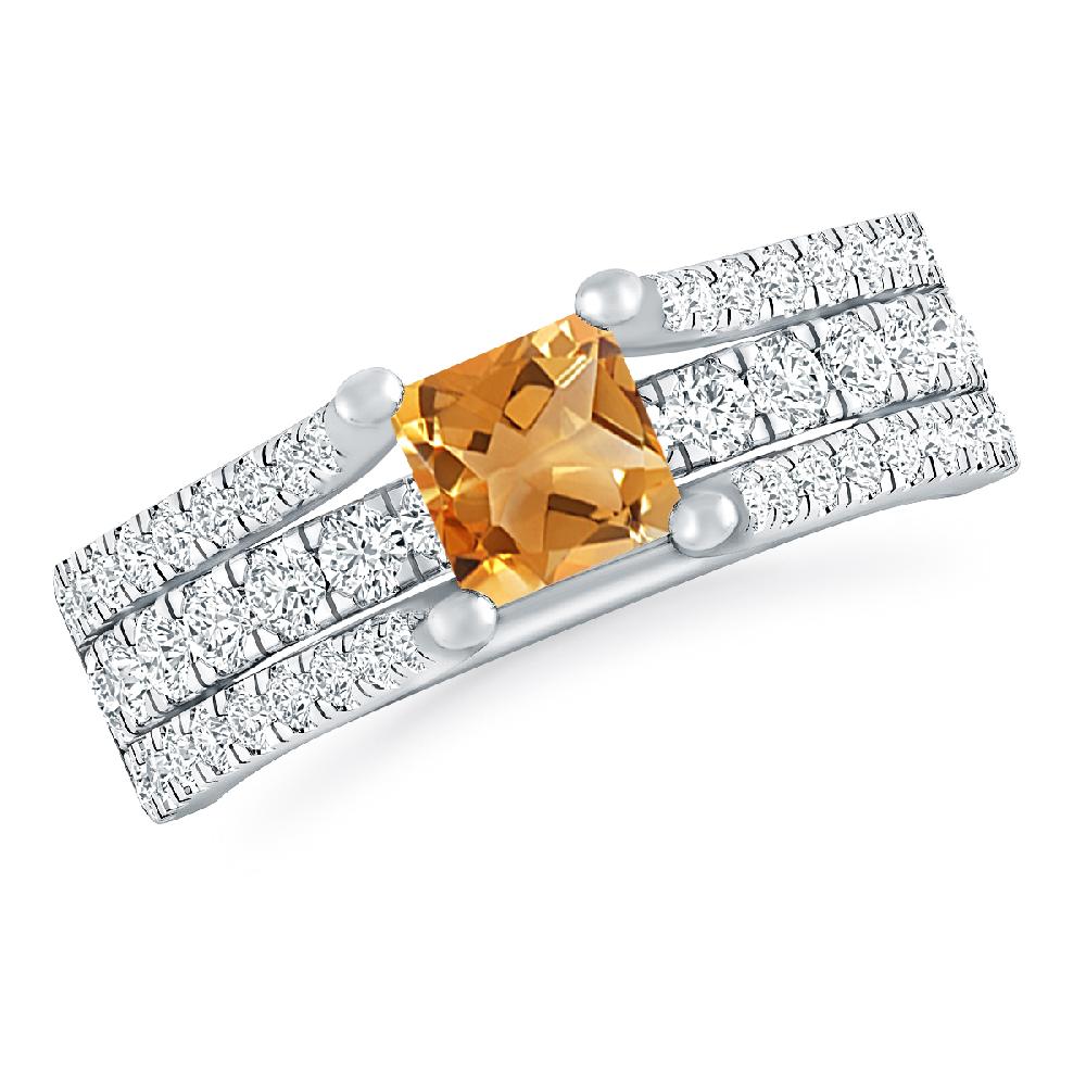 White Gold - Citrine