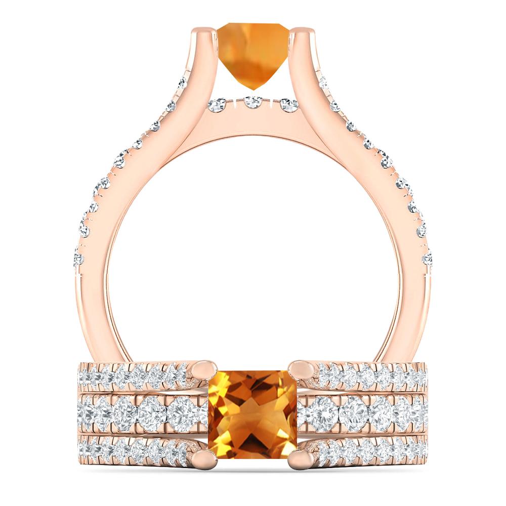 Rose Gold - Citrine