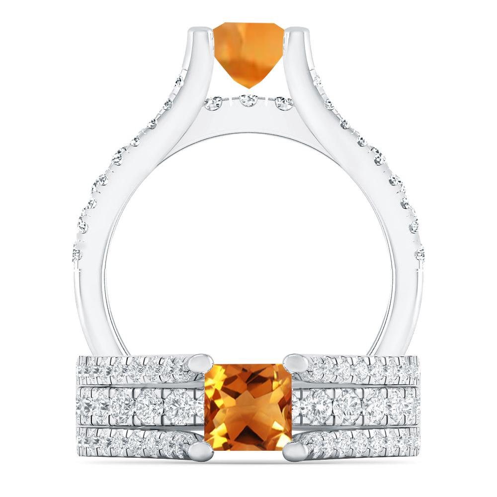 White Gold - Citrine