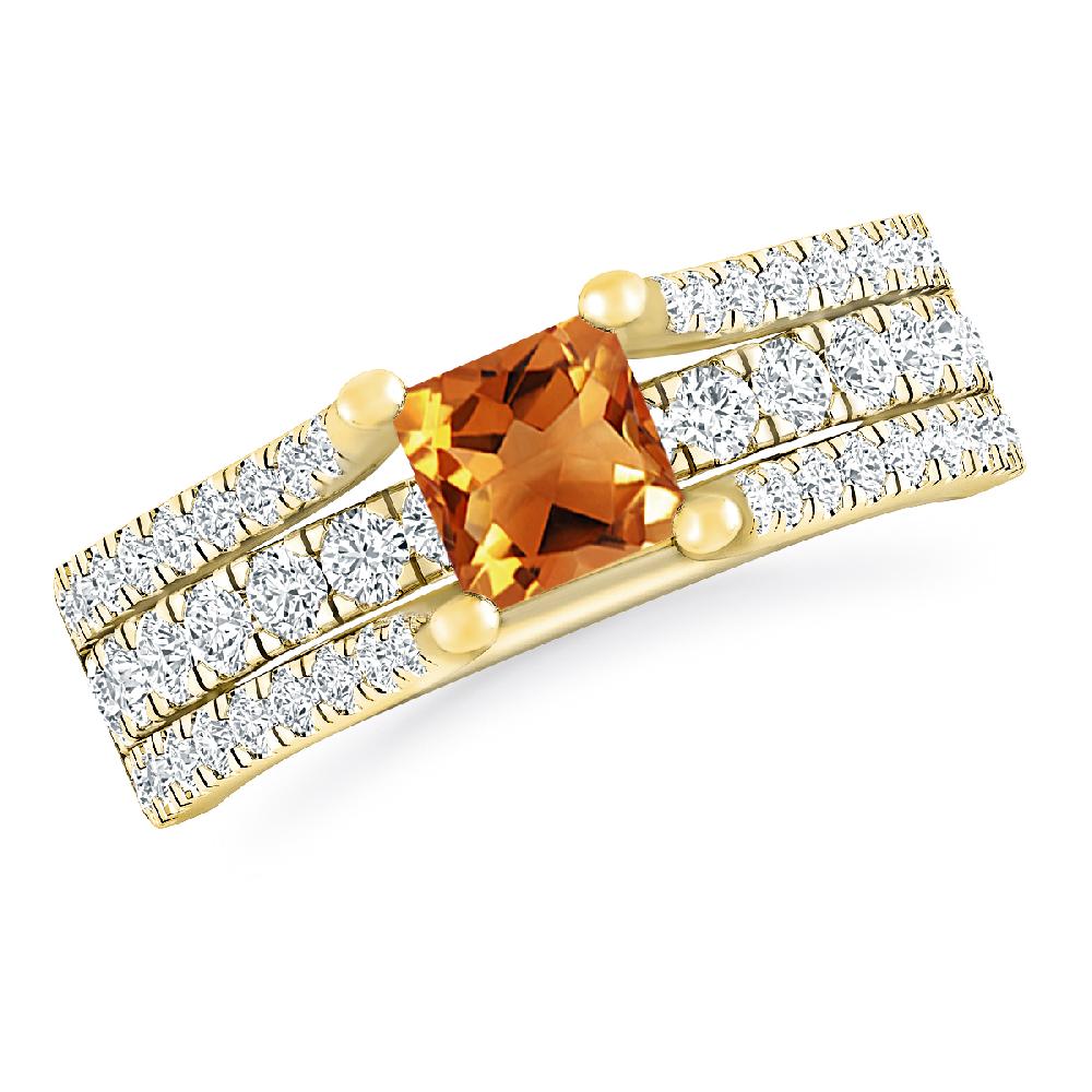 Yellow Gold - Citrine