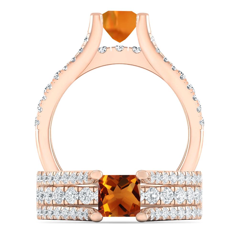 Rose Gold - Citrine