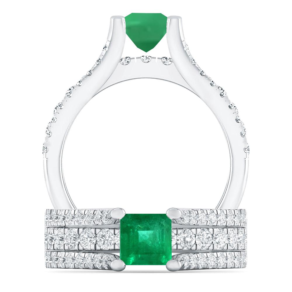 White Gold - Emerald