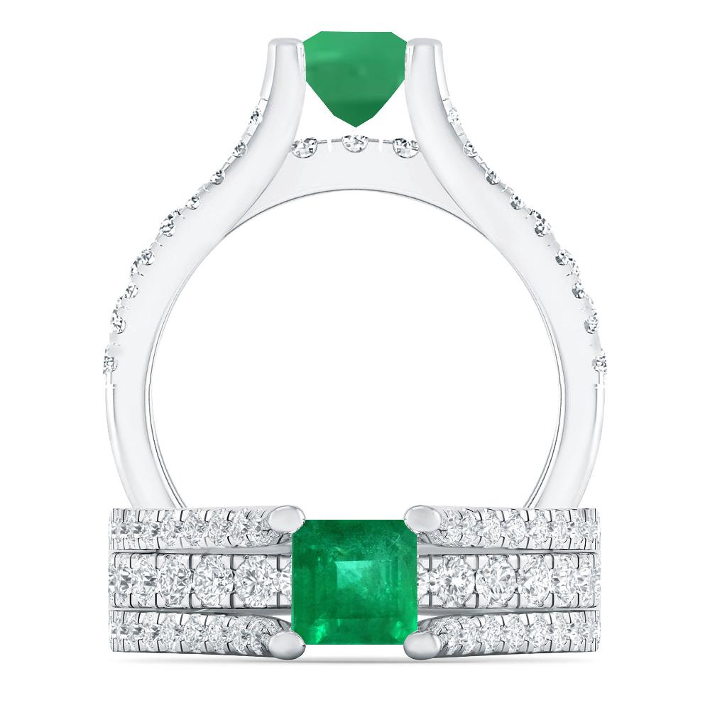 White Gold - Emerald