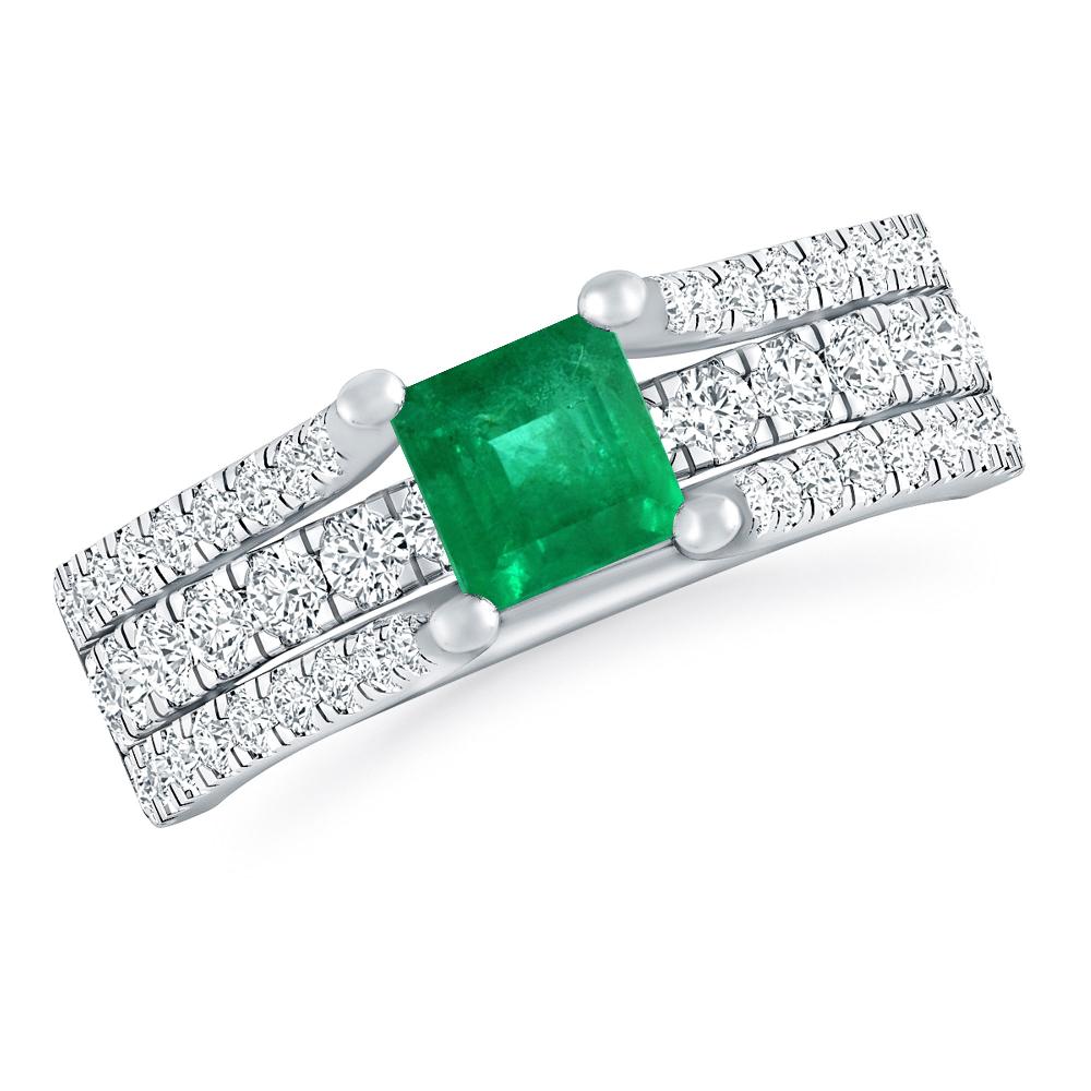 White Gold - Emerald